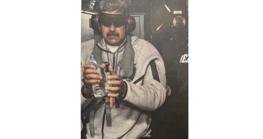 Tramp Maduronun əli qandallı fotosunu paylaşıb