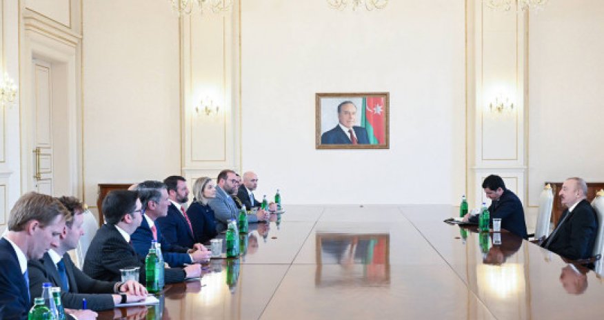 Prezident ABŞ nümayəndə heyətini qəbul edib