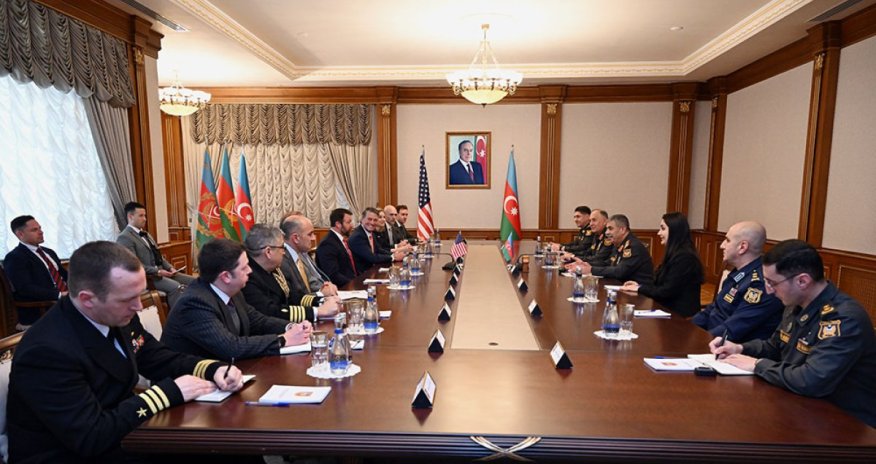 Zakir Həsənov ABŞ nümayəndə heyətinin üzvləri ilə görüşüb