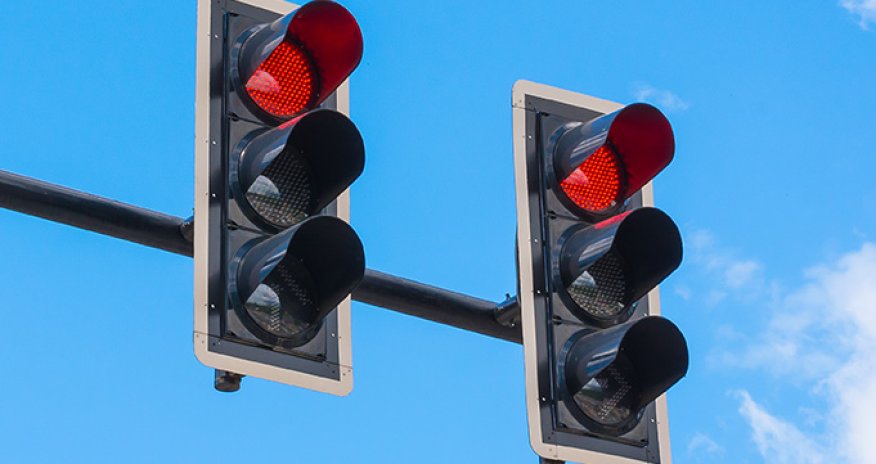 Paytaxtda bir sıra ərazilərdə yeni svetoforlar quraşdırılıb