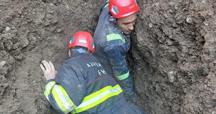 Dərəyə yıxılıb köməksiz qalan qadın xilas edilib