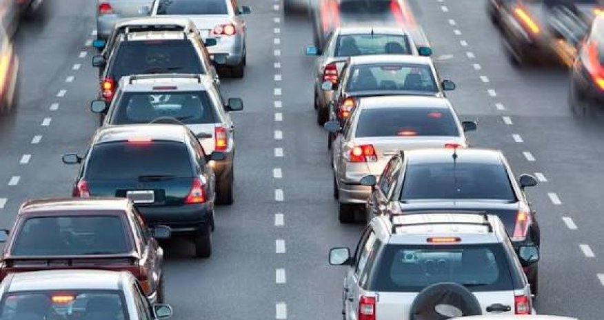 Bakının bir sıra yollarında tıxac var - SİYAHI