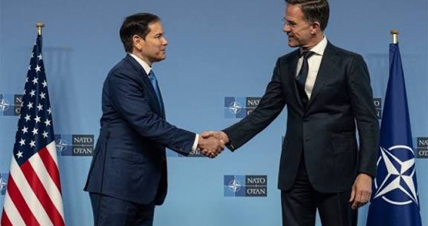 Rubio və Rütte Rusiya-Ukrayna müharibəsinin sülh yolu ilə tənzimlənməsini müzakirə ediblər