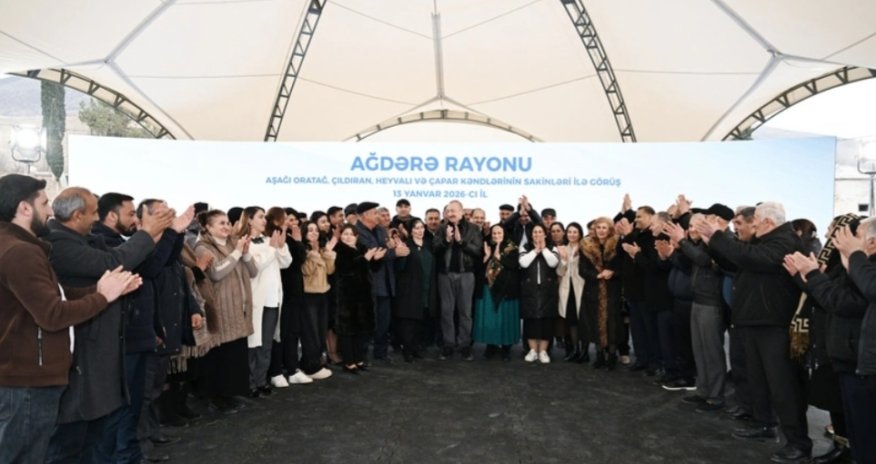 Əliyev Ağdərənin Aşağı Oratağ kəndində Aşağı Oratağ, Çıldıran, Heyvalı və Çapar kəndlərinin sakinləri ilə görüşüb - YENİLƏNİB