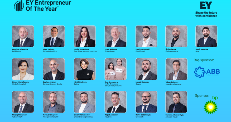ABB-nin tərəfdaşlığı ilə keçirilən &ldquo;EY İlin İş Adamı&rdquo; müsabiqəsində
yarışacaq sahibkarlar məlum oldu