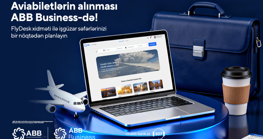 İndi aviabiletlər də ABB Business-də alınır
