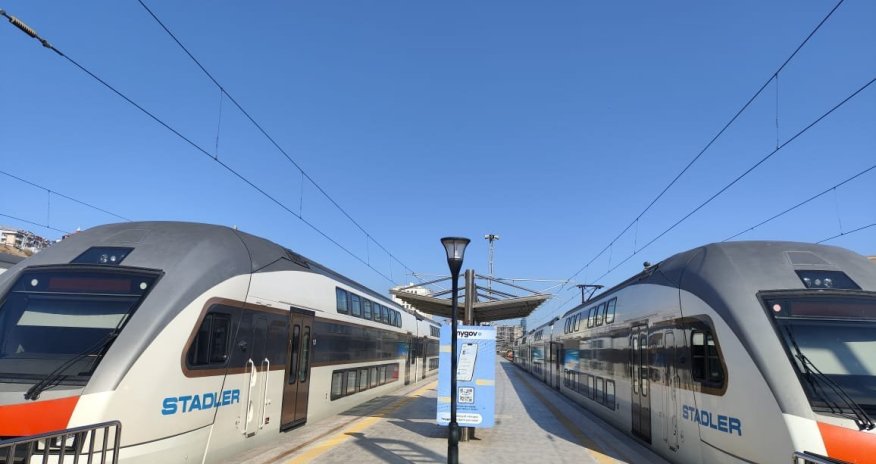 Abşeron dairəvi dəmir yolu üzrə qatarların hərəkət cədvəli yenilənir