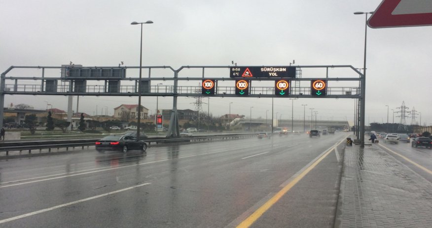 Zığ dairəsi-Hava Limanı yolunda sürət həddi endirilib