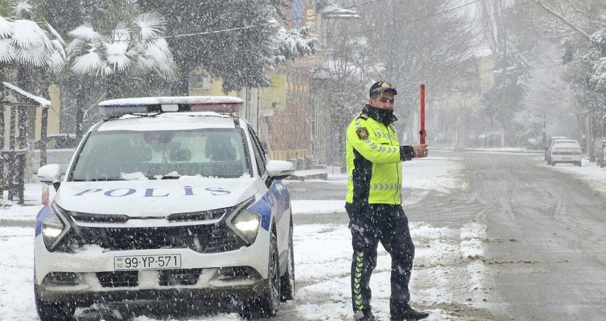 DYP bölgələrə səfər edən və hərəkətdə olan sürücülərə xəbərdarlıq edib