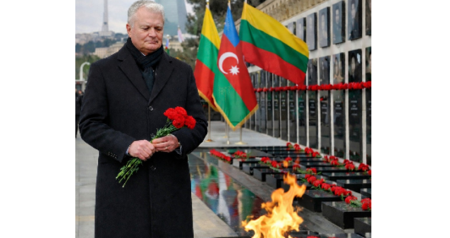 Lithuanian president expresses solidarity with Azerbaijan on Black January anniversary