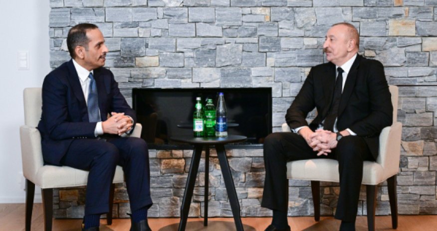 Переговоры Алиева и премьера Катара