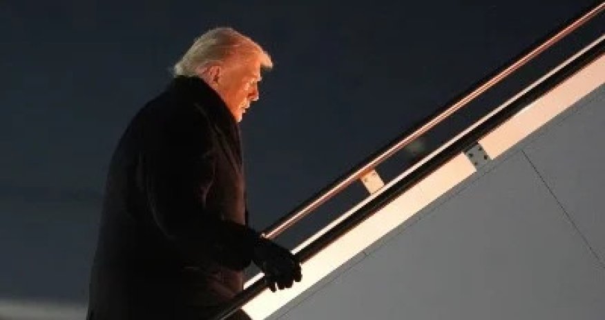 CNN: Trampı Davosa aparmalı olan təyyarə texniki nasazlıq aşkarlanıb