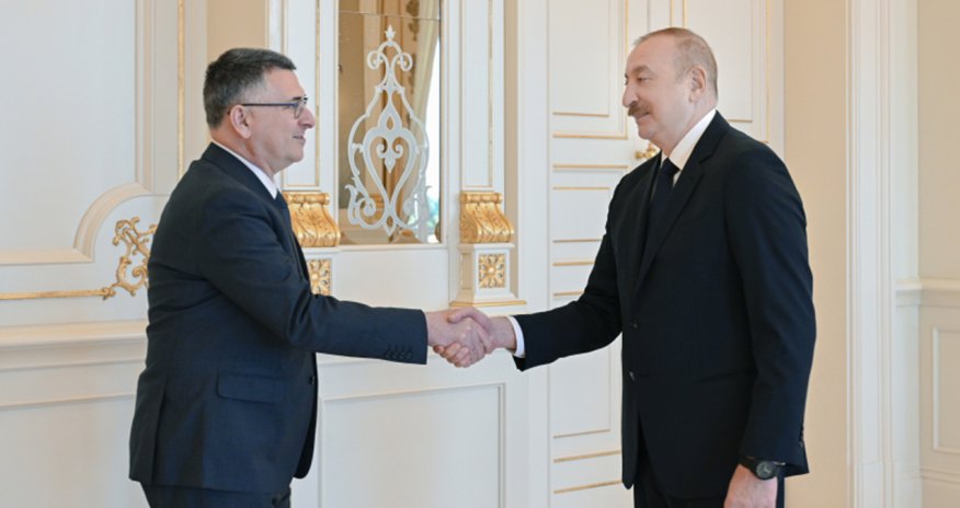 Prezident İsrail XİN rəhbərini qəbul edib - Fotolar