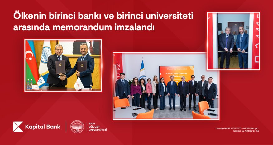 A memorandum signed between the country&rsquo;s first bank and first university