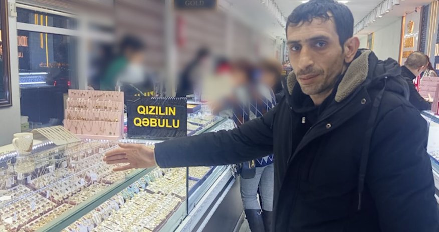 Bakıda pəncərədən girərək 2300 manatlıq qızıl oğurlayan şəxs tutulub