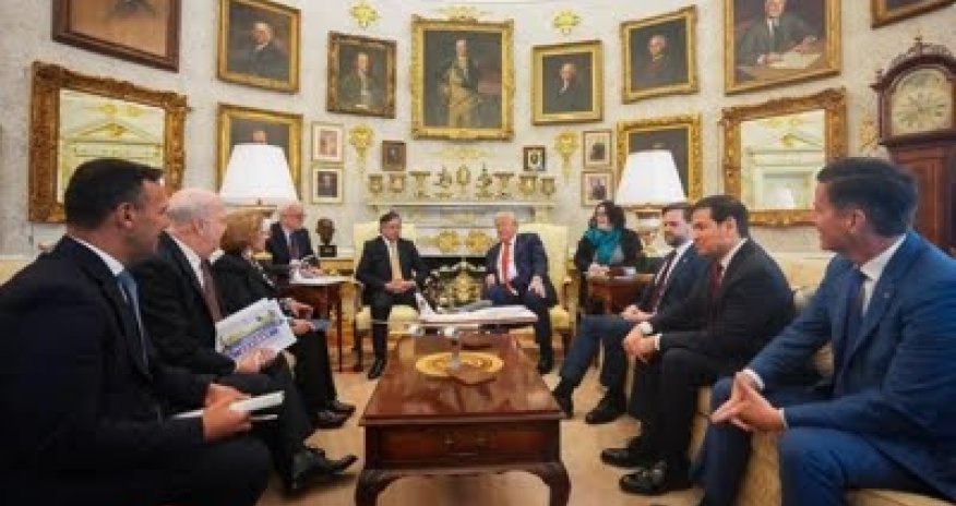 Трамп и Петро на закрытых переговорах