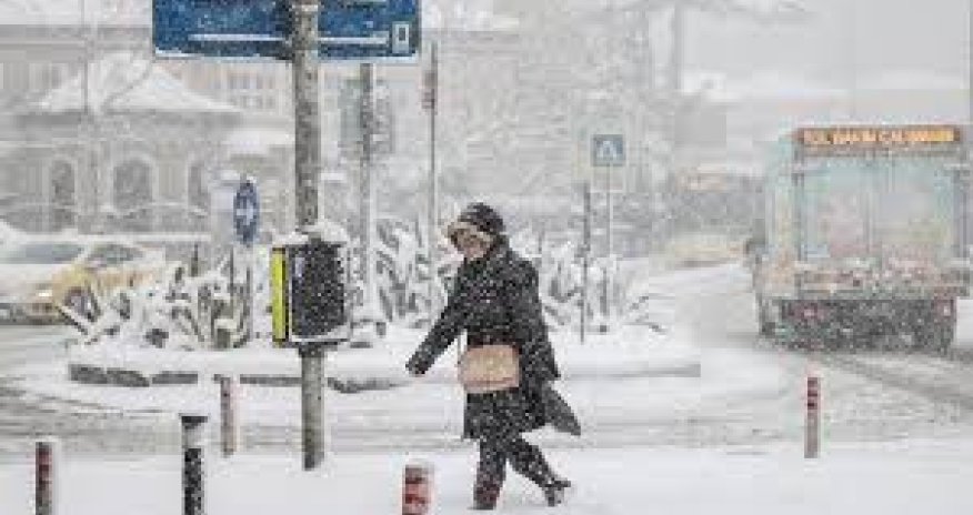 Bəzi bölgələrə qar yağıb - Faktiki hava