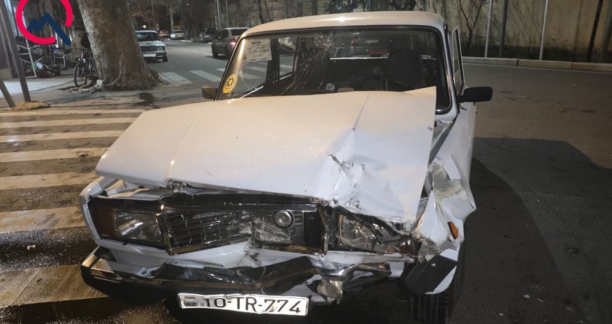 Gəncədə maşınlar toqquşub, xəsarət alanlar var