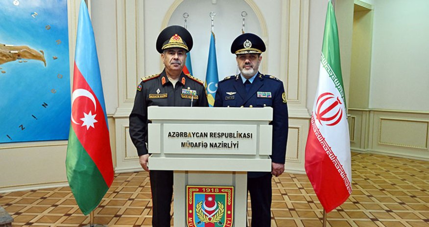 Zakir Həsənov iranlı həmkarı ilə görüşüb