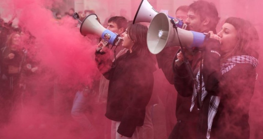 И в Милане протестуют против американской ICE