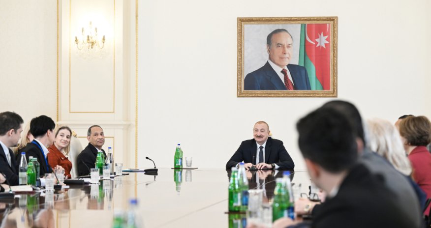 Əliyev ABŞ Ticarət Palatasının nümayəndə heyətini qəbul edib - Yenilənib