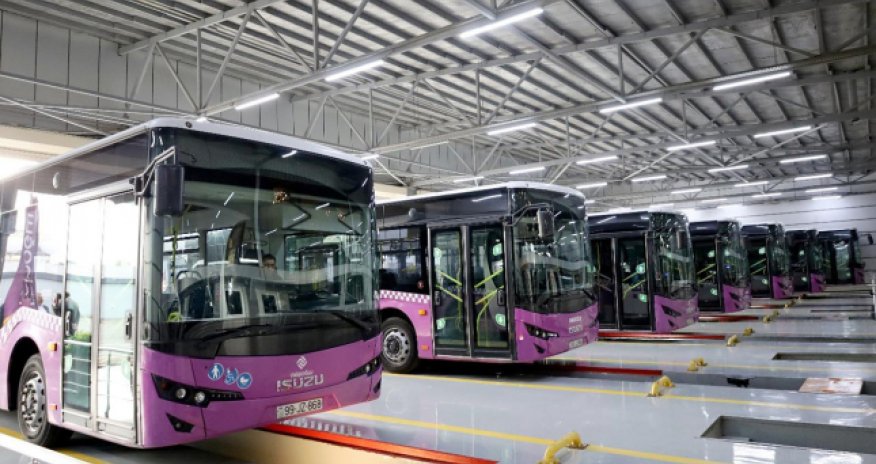 Bakıda daha bir marşrut üzrə avtobuslar yenilənib