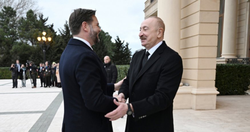 Bakıda ABŞ Vitse-prezidentinin rəsmi qarşılanma mərasimi olub