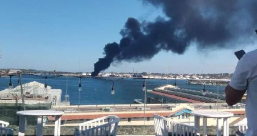 Загорелся крупнейший нефтезавод Кубы