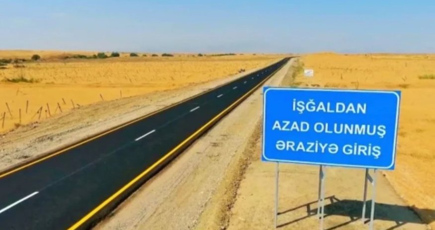 Müdafiə Nazirliyi: Azad olunan ərazilərdə 571 km-dən artıq yol bərpa edilib