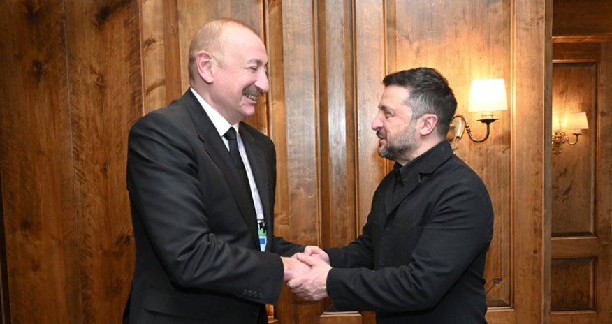 Prezident Zelenski ilə görüşüb