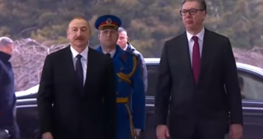 Serbiyada Azərbaycan Prezidentinin rəsmi qarşılanma mərasimi olub - Video -Yenilənib