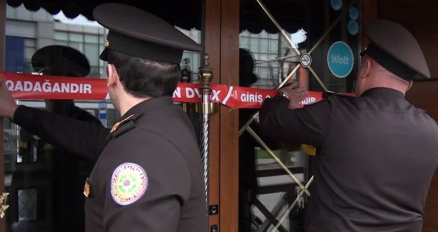 Bakıda yanğın təhlükəli restoranın fəaliyyəti dayandırılıb