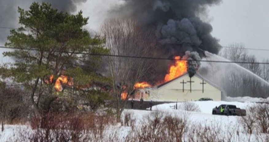 Мощный взрыв в американской церкви