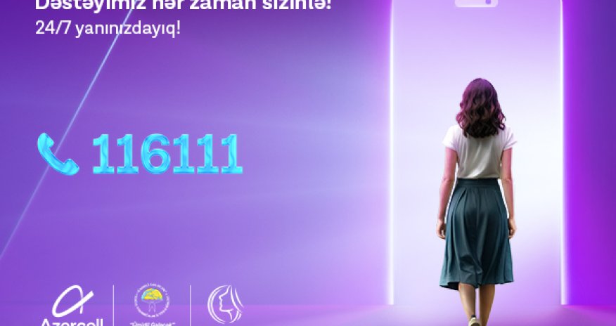 Azercell-in dəstəyi ilə fəaliyyət göstərən &ldquo;Uşaq Qaynar Xətti&rdquo;nə 2025-ci ildə 5500-dən çox müraciət daxil olub