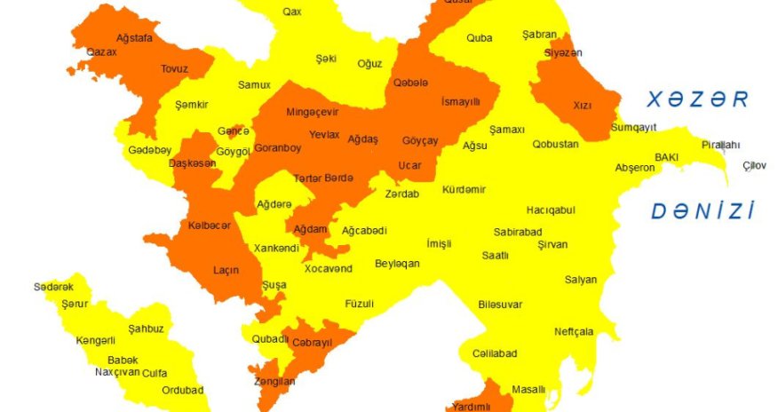Küləklə bağlı sarı və narıncı xəbərdarlıq edilib
