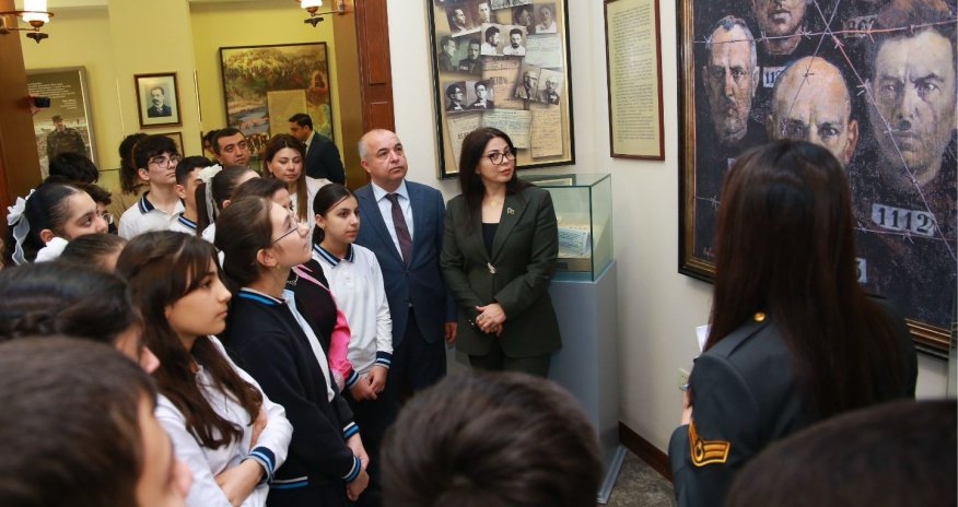 Şagirdlər Hərbi Prokurorluqdakı Soyqırımı Memorial Muzeyini ziyarət edib
