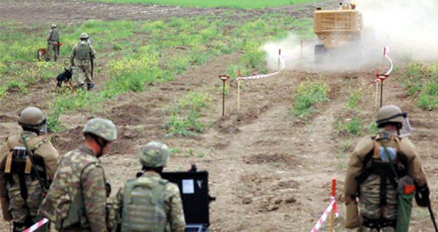 В освобождённых районах Азербайджана за неделю обезврежено более 999 мин и взрывоопасных предметов