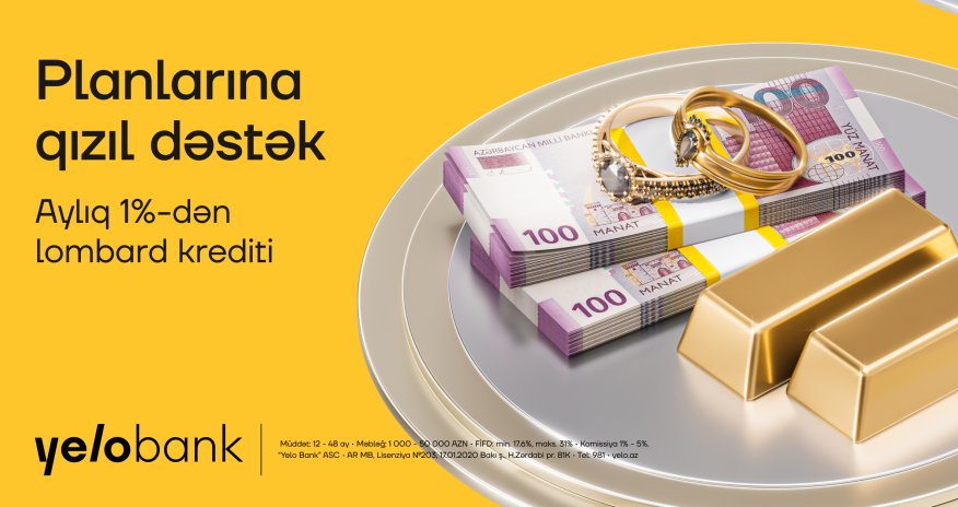Gold-secured loans now more accessible at Yelo Bank!