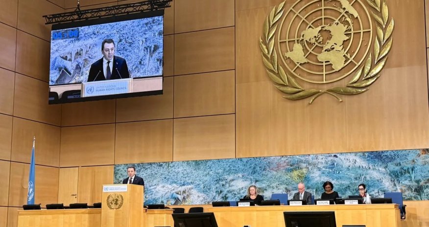 Cenevrədə Azərbaycan XİN başçısının müavini Ermənistan əsilli şəxslərin məhkəməsi barədə danışıb