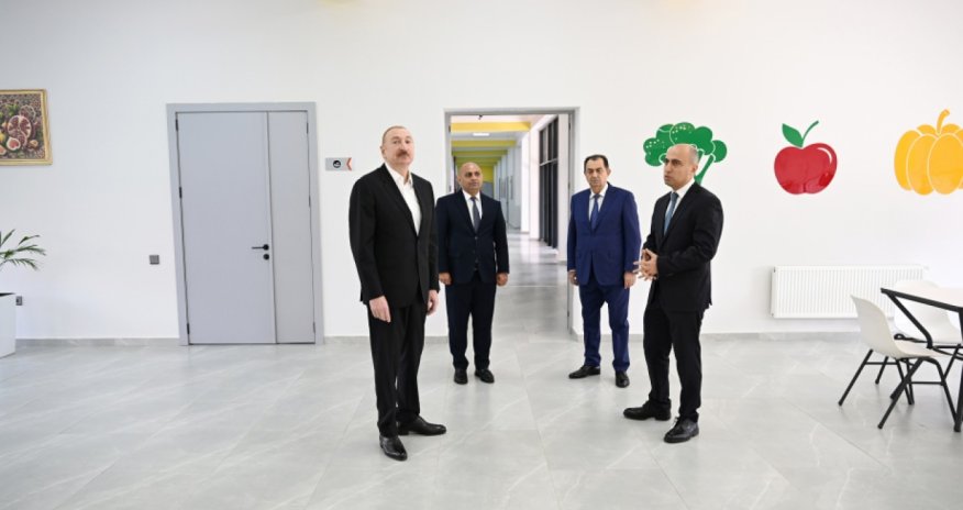 İlham Əliyev Lənkəranda açılış edib