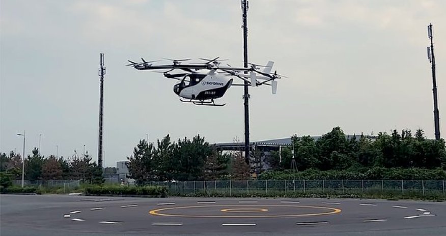 Yaponiyada uçan taksilərin sınağına başlanılıb