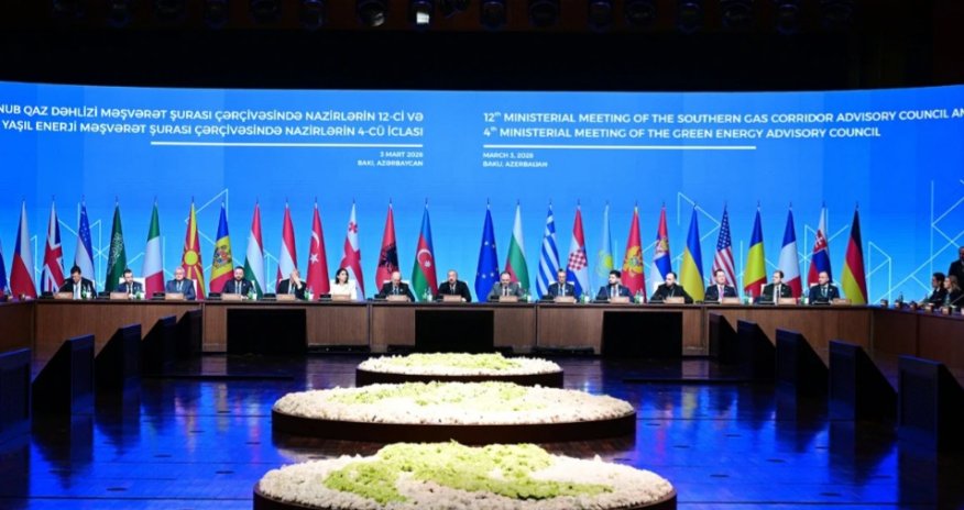 Əliyev Cənub Qaz Dəhlizi Məşvərət Şurası çərçivəsində nazirlərin 12-ci iclasında iştirak edir