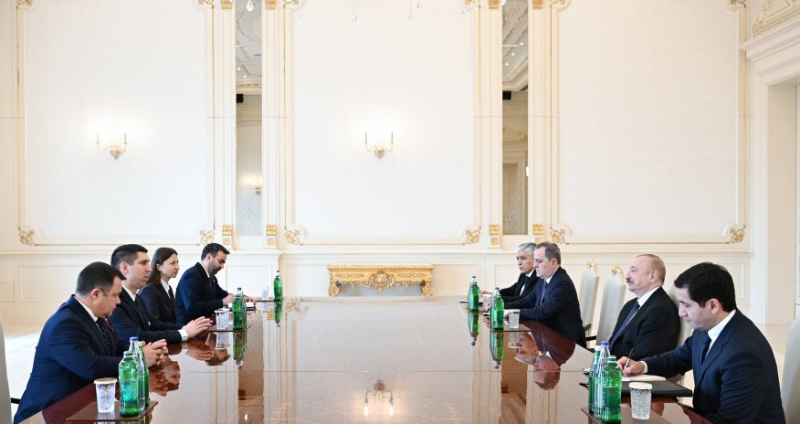 Prezident İlham Əliyev Moldovanın Baş nazirinin müavinini qəbul edib