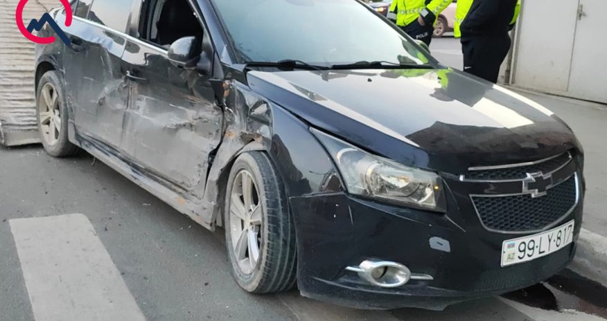 Gəncədə &ldquo;Chevrolet&rdquo; yük maşını ilə toqquşub, xəsarət alan var