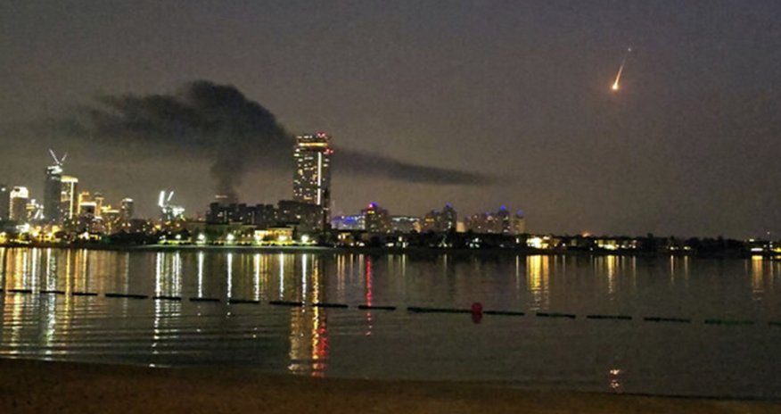 İran dronu Dubayda &ldquo;23-Marina&rdquo; göydələninə düşüb