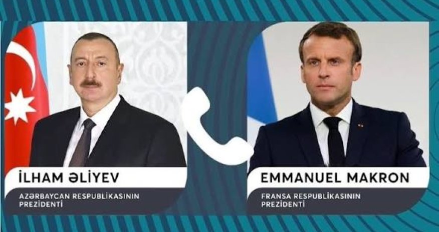 Makron İlham Əliyevə zəng etdi