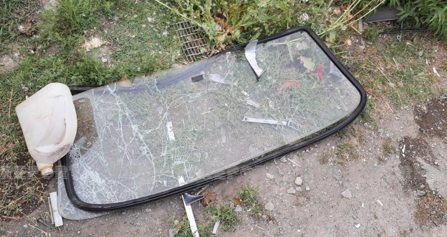 Gəncədə iki avtomobil toqquşub, 11 nəfər xəsarət alıb