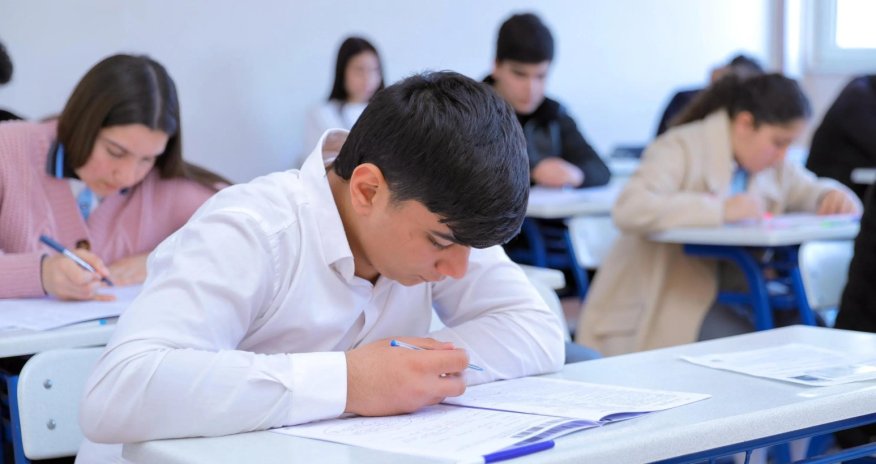 Buraxılış imtahanı: şagirdlər çətin, ekspertlər normal sayır
