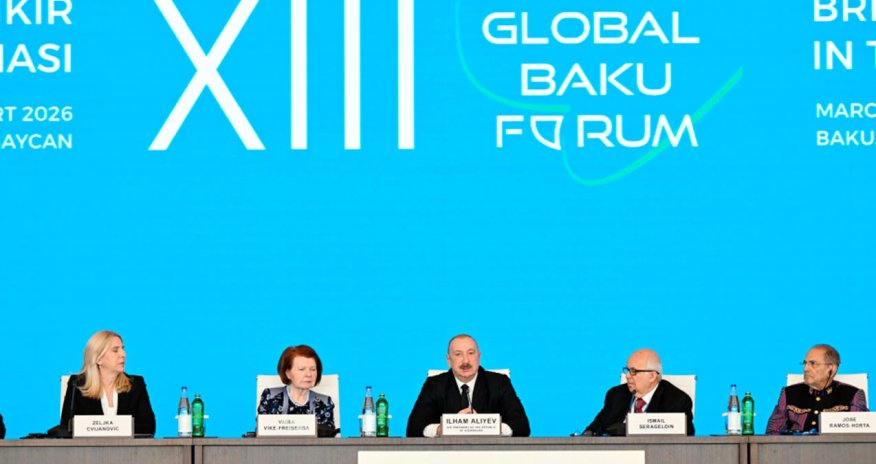 В аккаунтах президента Азербайджана в соцсетях опубликован видеоролик с XIII Глобального Бакинского форума