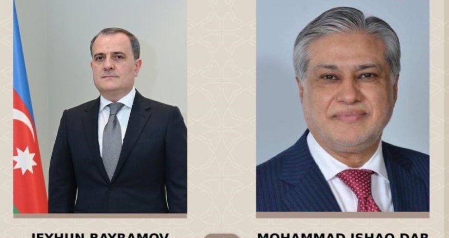 Azerbaijani FM Bayramov, Pakistan FM Ishaq Dar discuss regional security in phone call